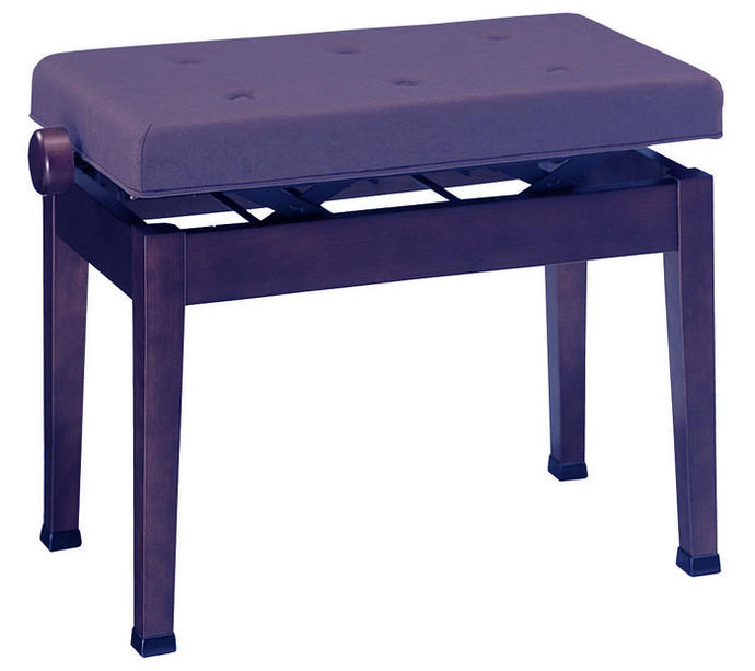 ♪【送料込み】ピアノ椅子　ワイドV60シリーズ　V60−SII 黒塗り（脚ストレート）　(大型商品につき、北海道1080円・沖縄2700円別途かかります)