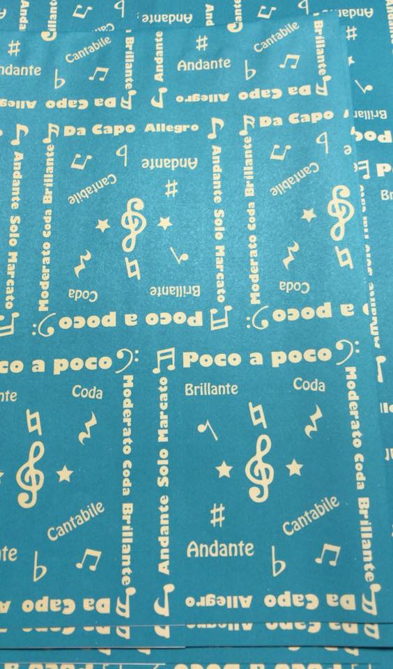 【M】ブルー:ポコアポコ 包装袋 厚手です!1枚 音手箱