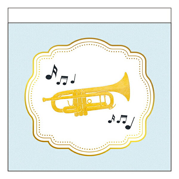 MEE-002 MUSIC ENSEMBLEメモパッド・スクエア トランペット 株式会社GreenFlash