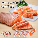 サーモン ブロック&切り落とし750g(冷凍) 添加物不使用 自然の恵み 新鮮 ギフト用 ノルウェー産 養殖 サーモン生食用 サーモンスライス 鮭 冷凍 750...