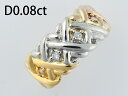 H _Ch/0.08ct K18YG/K18PG/Pt900 3J[ fUC O 11 dρyÁz