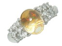 音羽屋■ オパール/1.46ct ダイヤ/0.42ct Pt900 プラチナ リング 12.5号 鑑別カード付き 仕上済【中古】