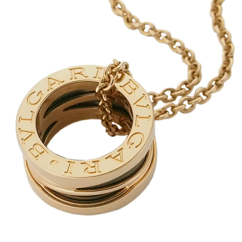 Rakuten - 音羽屋■ ブルガリ BVLGARI B-ZERO01ビーゼロワン レジェンド K18PG ネックレス 仕上済【中古】