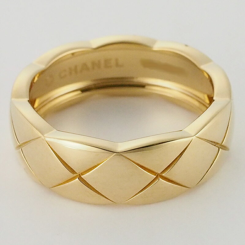 音羽屋■ シャネル CHANEL ココクラッシュ リング 14号 K18【中古】