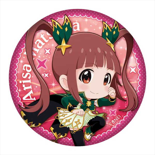 松田亜利沙 秋葉原っぱ グリッター缶バッジ 松田亜利沙 秋葉原っぱ グリッター缶バッジ アイドルマスター ミリオン