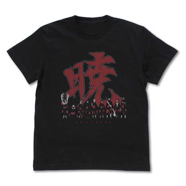 NARUTO -ナルト- 疾風伝 Tシャツ “暁” BLACK-S【予約 再販 11月中旬 発売予定】