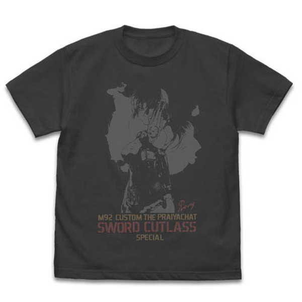 BLACK LAGOON Tシャツ レヴィ＆ソードカトラス SUMI-L【予約 再販 6月上旬 発売予定】