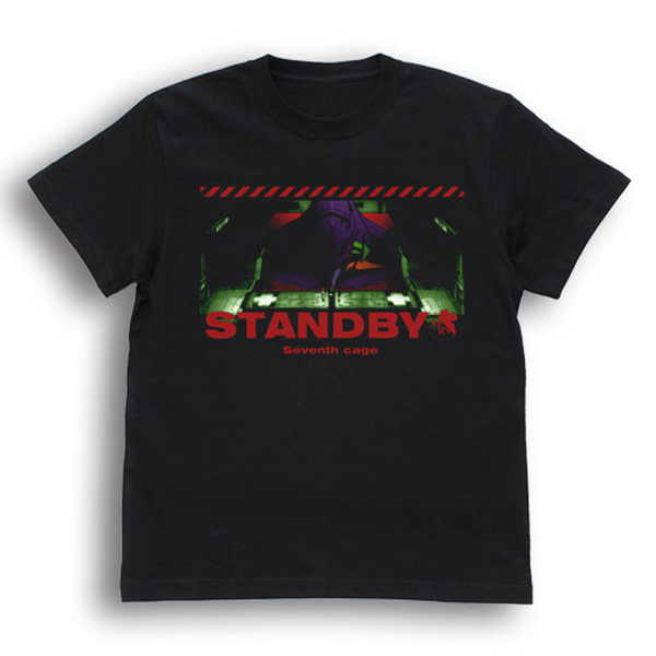 エヴァンゲリオン Tシャツ エヴァ初号機 STANDBY BLACK-XL【予約 再販 5月中旬 発売予定】...