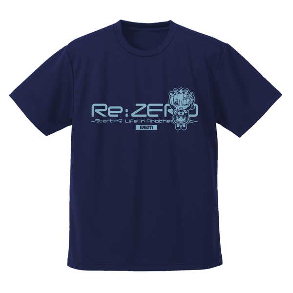 Re:ゼロから始める異世界生活 ドライTシャツ レム デフォルメVer. NAVY-XL【予約 再販 6月中旬 発売予定】
