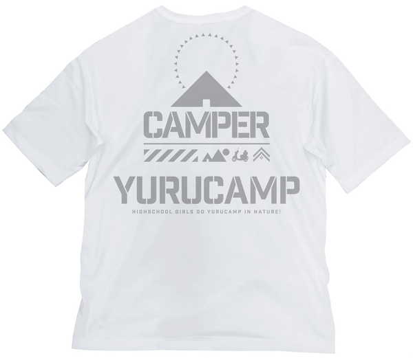 ゆるキャン△ ビッグシルエットTシャツ Ver.2.0 WHITE-XL【予約 再販 7月下旬 発売予定】