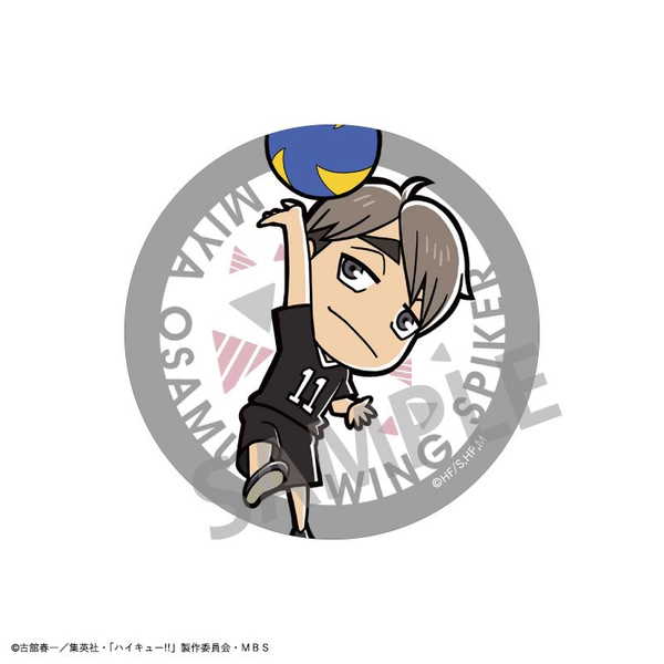 ハイキュー!! ホログラム缶バッジ SD 宮治