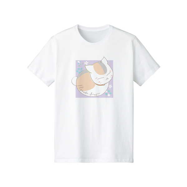 夏目友人帳 lette-graph Tシャツ ニャンコ先生 菫 メンズ Sサイズ【予約 再販 5月下旬 発売予定】