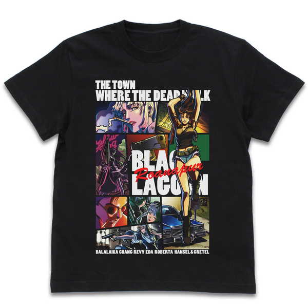 BLACK LAGOON フルカラーTシャツ BLACK-XL【予約 再販 6月上旬 発売予定】