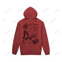 しゅごキャラ! Ani-Sketch バックプリントジップパーカー 日奈森あむ メンズ XLサイズ【予約 再販 11月中旬 発売予定】