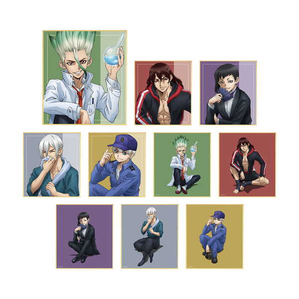 Dr.STONE トレーディングミニ色紙 描き下ろしイラスト 石化前ver. 1BOX【予約 再販 3月中旬 発売予定】(3.0)