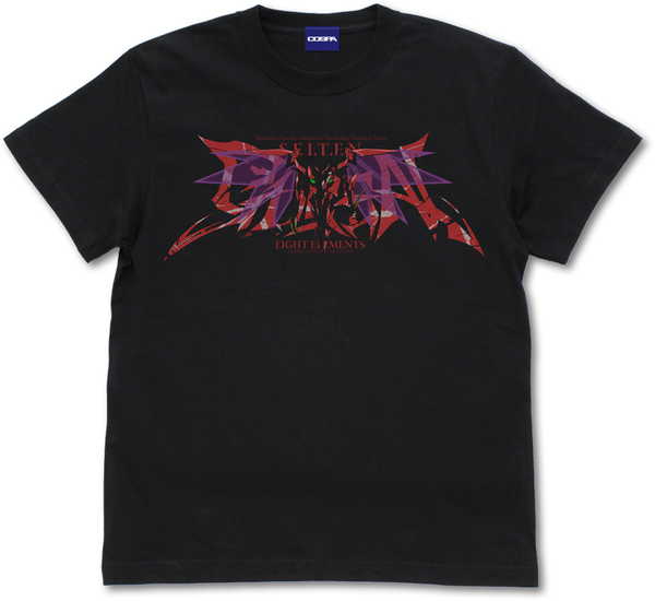 コードギアス 反逆のルルーシュ Tシャツ 紅蓮聖天八極式 BLACK-XL【予約 再販 8月上旬 発売予定】