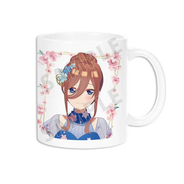 五等分の花嫁 劇場版 マグカップ 描き下ろしイラスト 三玖 桜ドレスver.