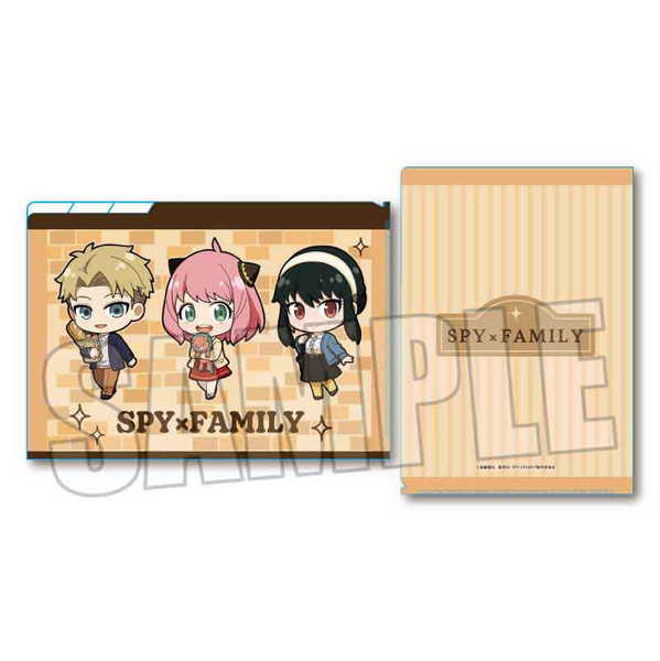 SPY × FAMILY 테쿠 토쿠 클리어 파일 3 포켓 오렌지