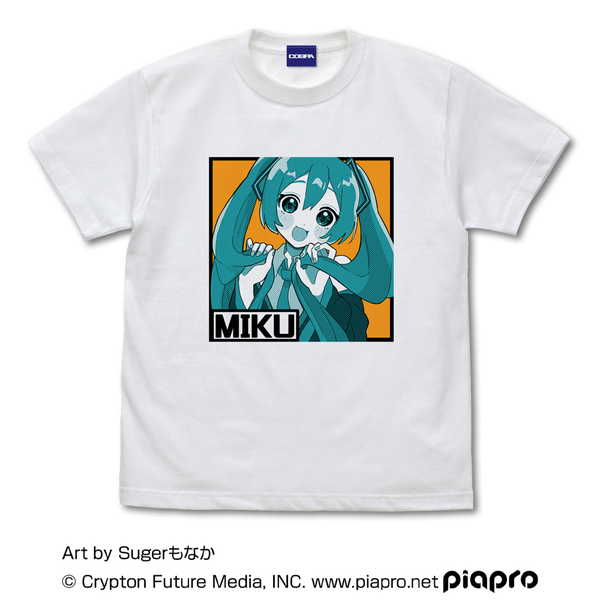 初音ミク Tシャツ Sugerもなか Ver. WHITE-XL【予約 再販 9月下旬 発売予定】