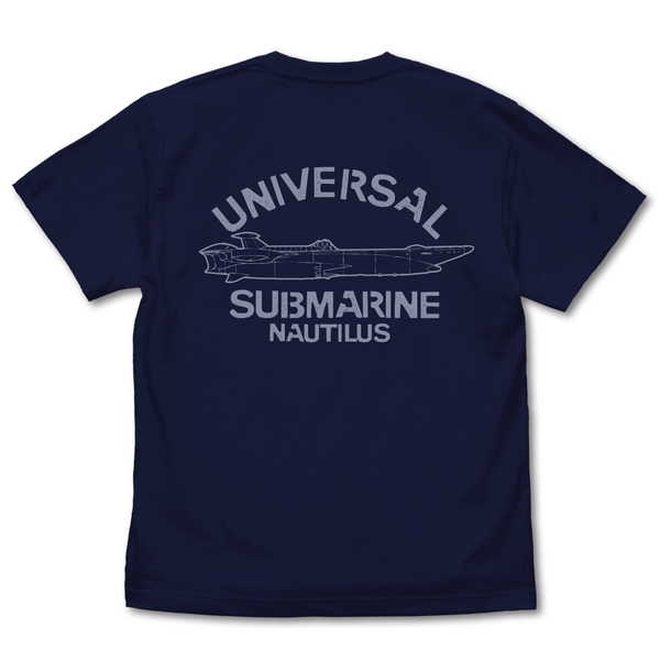 ふしぎの海のナディア Tシャツ ノーチラス号 NAVY-M【予約 再販 4月中旬 発売予定】