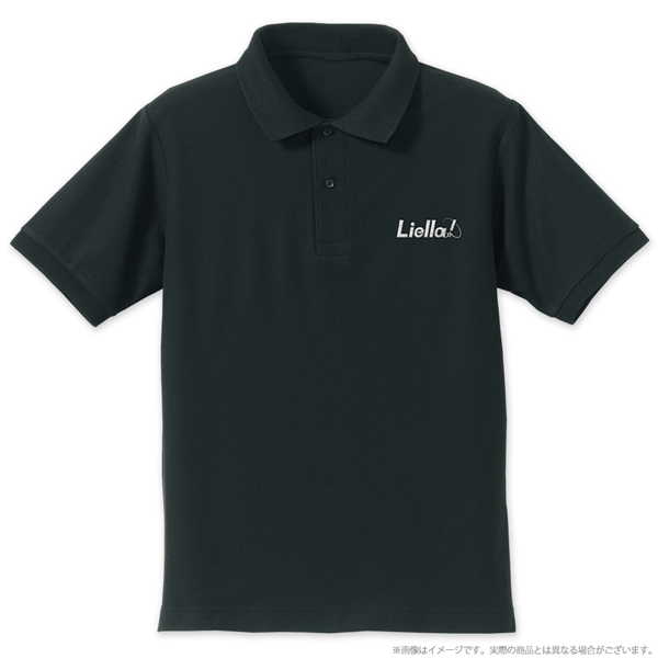 러브라이브! 슈퍼스타!! 자수 폴로 셔츠 Liella! BLACK-M[예약 재판매 9월 하순 발매 예정]