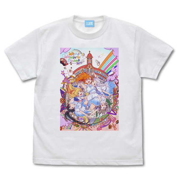 러브라이브! 슈퍼스타!! 풀 컬러 T셔츠 Liella! WHITE-XL[예약 재판매 9월 하순 발매 예정]