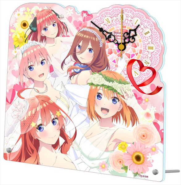 楽天市場】五等分の花嫁 bigアクリル置時計の通販