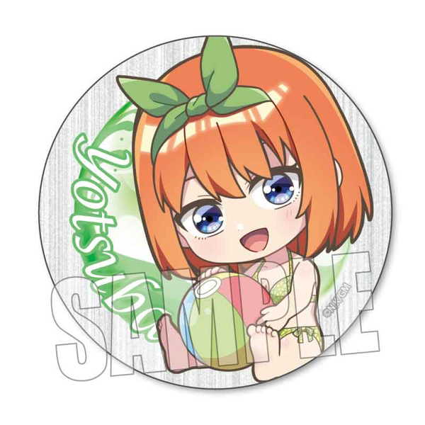 五等分の花嫁 劇場版 ぎゅぎゅっと缶バッジ 中野四葉 水着