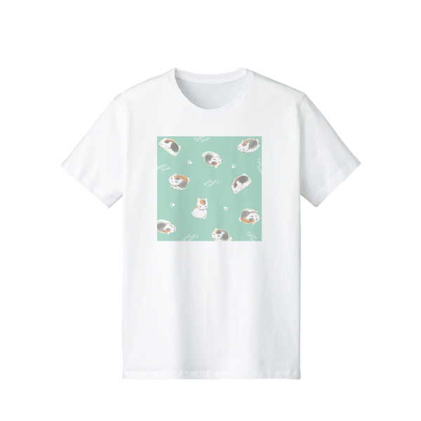 夏目友人帳 Ani-Art Tシャツ ニャンコ先生 ミドリ メンズ XXLサイズ【予約 再販 5月下旬 発売予定】