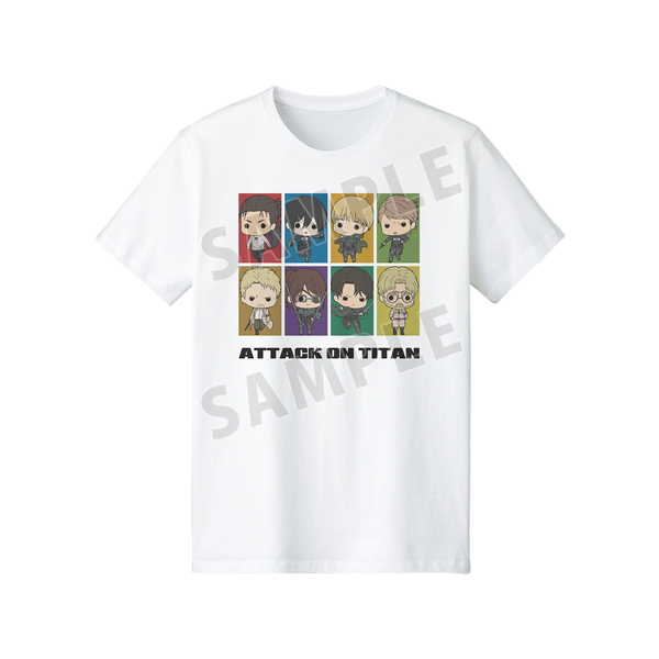 進撃の巨人 TINY Tシャツ 集合 レディース XXXLサイズ【予約 再販 3月中旬 発売予定】