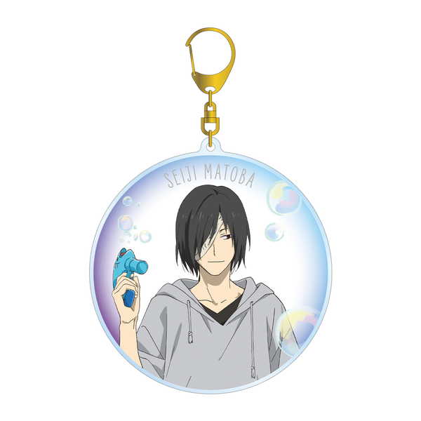 ＜商品名＞夏目友人帳 BIGアクリルキーホルダー 描き下ろしイラスト 的場静司 シャボン玉ver.＜商品内容＞『夏目友人帳』より、描き下ろしイラスト BIGアクリルキーホルダーの登場です。アニメイトで開催された「『夏目友人帳』アニメイトフェ...