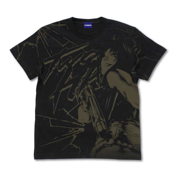 BLACK LAGOON オールプリントTシャツ レヴィ BLACK-M【予約 再販 6月上旬 発売予定】