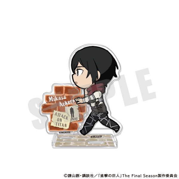 進撃の巨人 きゃらまーち アクリルスタンド 02 ミカサ・アッカーマン