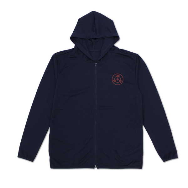 NARUTO -ナルト- 疾風伝 薄手ドライパーカー 写輪眼 NAVY-S【予約 再販 6月中旬 発売予定】
