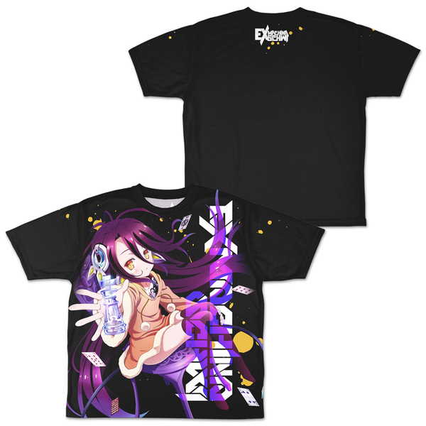 樂天商城 - ノーゲーム・ノーライフ ゼロ 両面フルグラフィックTシャツ 描き下ろし シュヴィ ASCIENTE！Ver. XL【予約 再販 9月上旬 発売予定】