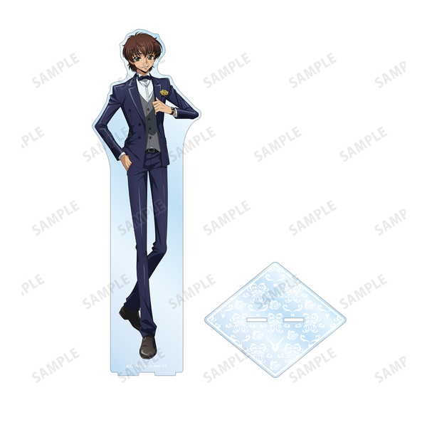 コードギアス 反逆のルルーシュ 描き下ろしイラスト 特大アクリルスタンド スザク （ルルーシュ バースデー2022ver.）