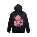 女神のカフェテラス バックプリントジップパーカー 月島流星 メンズ XXLサイズ【予約 再販 10月中旬 発売予定】