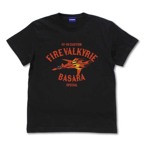 乐天商城 - マクロス7 Tシャツ VF-19改 エクスカリバー 熱気バサラスペシャル BLACK-S【予約 再販 8月上旬 発売予定】