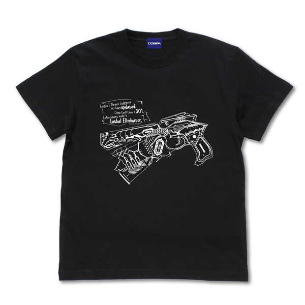 劇場版 PSYCHO-PASS サイコパス PROVIDENCE 蓄光Tシャツ ドミネーター BLACK-S【予約 再販 7月中旬 発売予定】