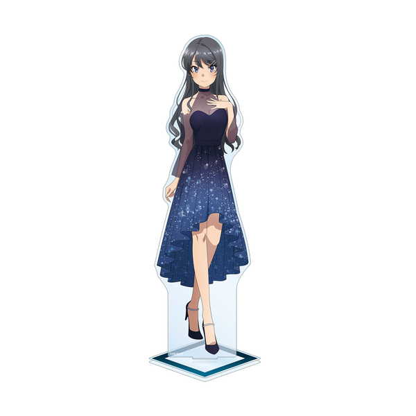 青春ブタ野郎はおでかけシスターの夢を見ない 特大アクリルスタンド 描き下ろしイラスト 桜島麻衣 星空ドレスver.【予約 再販 7月中旬 発売予定】