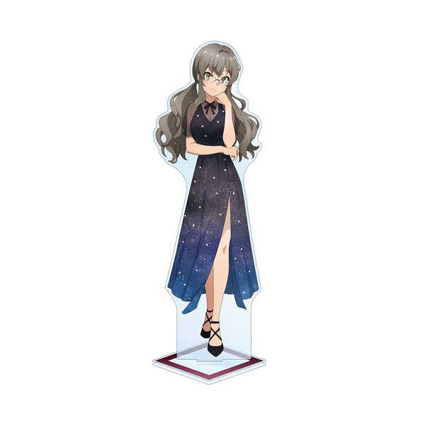 青春ブタ野郎はおでかけシスターの夢を見ない 特大アクリルスタンド 描き下ろしイラスト 双葉理央 星空ドレスver.【予約 再販 7月中旬 発売予定】