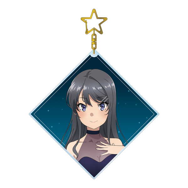 青春ブタ野郎はおでかけシスターの夢を見ない BIGアクリルキーホルダー 描き下ろしイラスト 桜島麻衣 星空ドレスver.【予約 再販 7月中旬 発売予定】