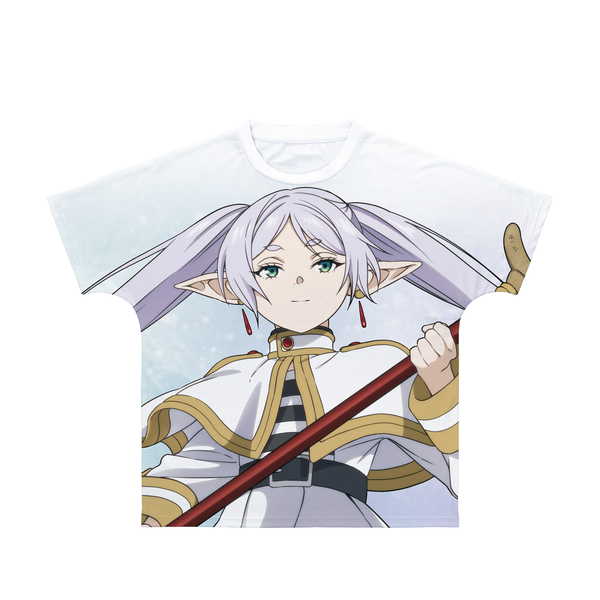 Funeral Frieren Full graphic T-shirt Frieren Unisex XXXL size [Pre-order, restock, scheduled for release mid-January]