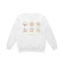 忍たま乱太郎 モチーフトレーナー 三年生 レディース Mサイズ【予約 再販 11月下旬 発売予定】