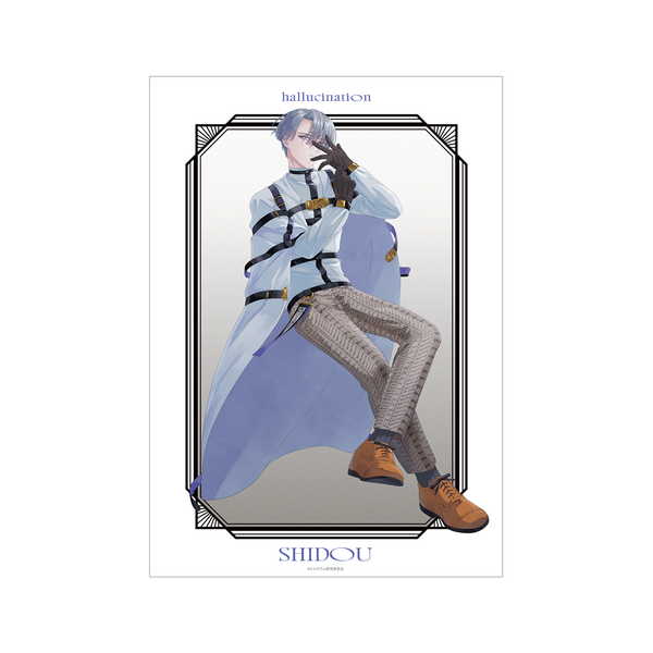 MILGRAM -ミルグラム- A3マット加工ポスター 描き下ろし シドウ LIVE EVENT「hallucination」ver.【予約 再販 8月上旬 発売予定】