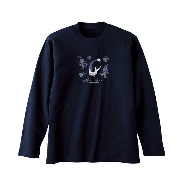 夏目友人帳 ロングTシャツ ニャンコ先生 ブルーベリーユニセックス Mサイズ【予約 再販 5月下旬 発売予定】