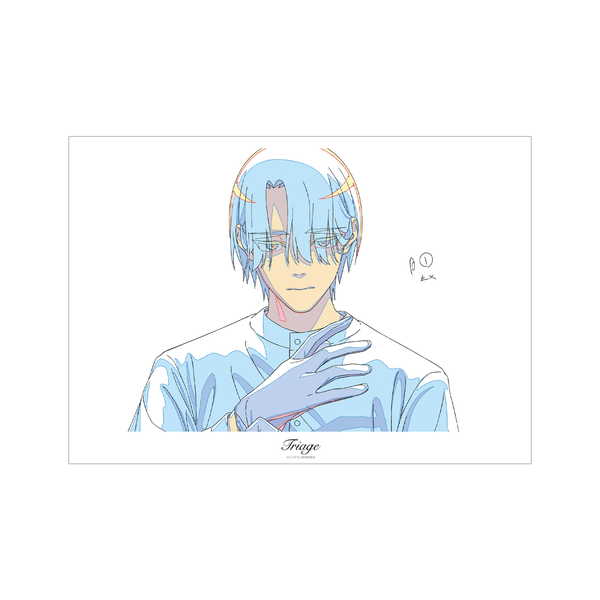 MILGRAM -ミルグラム- 原画A3マット加工ポスター シドウ 『トリアージ』【予約 再販 8月上旬 発売予定】