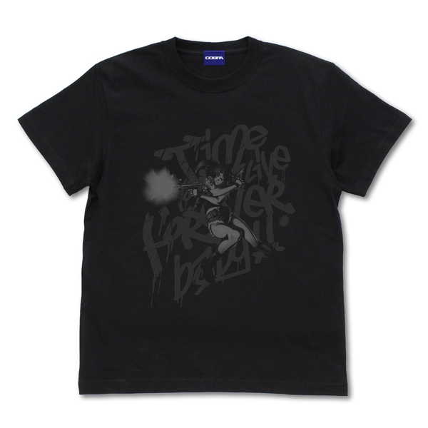 BLACK LAGOON Tシャツ Shooting レヴィ BLACK-XL【予約 再販 6月上旬 発売予定】