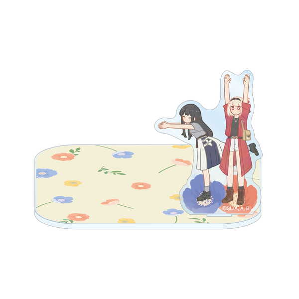 리콜리스 리코일 Botania 아크릴스탠드첨부 코스터 긴키 치다쿠&이노우에 타키나 ver.E[예약 재판매 11월 초순 발매 예정]