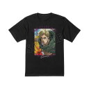 進撃の巨人 grunge CANVAS Tシャツ エルヴィン メンズ XLサイズ【予約 再販 11月上旬 発売予定】